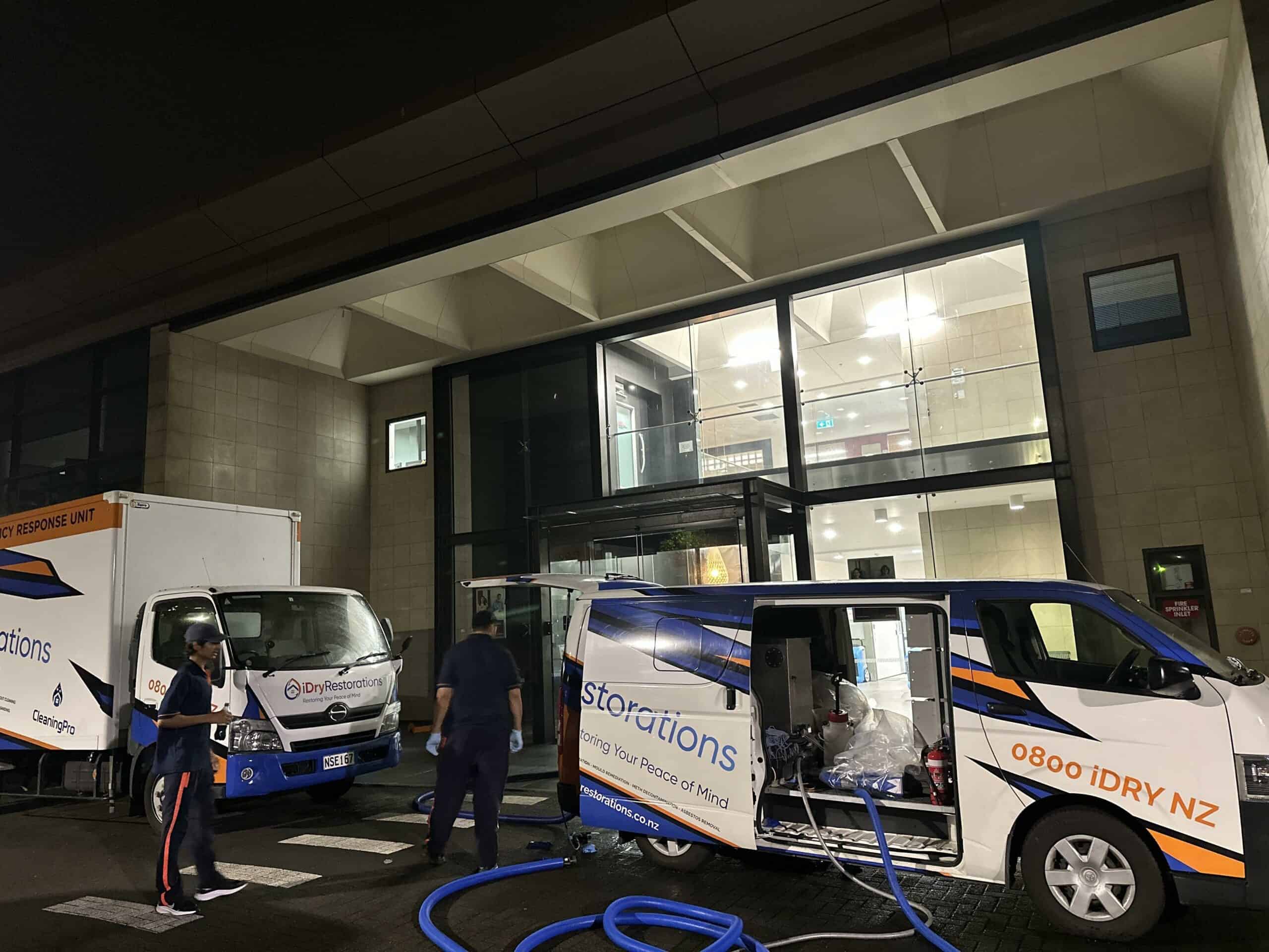 iDry critical-operations water extraction at an Auckland laboratory facility