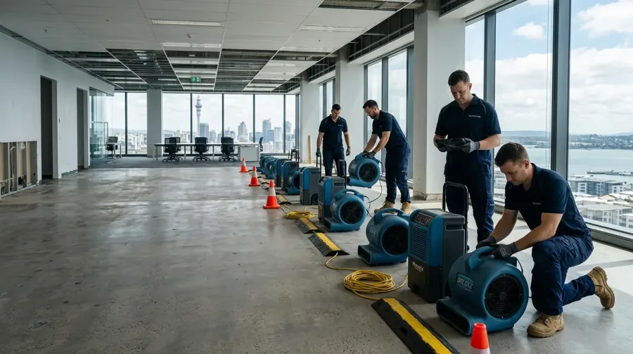 Commercial restoration equipment deployed by iDry