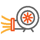 Biohazard cleaning service icon